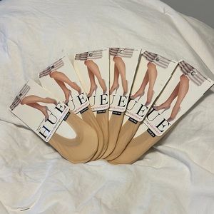 HUE, 6 - Perfect Edge Shoe Liners, NWT, nude